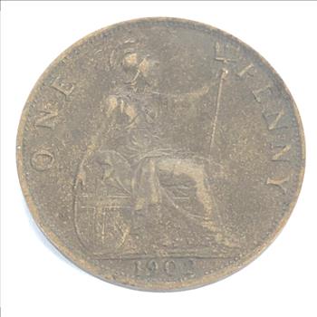 1902 Great Britain Edward VII One Penny