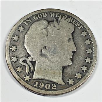 1902 Silver Barber Half Dollar*Struck in New Orleans