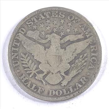 1906 Silver Barber Half Dollar