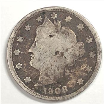 1908 Liberty Head V Nickel