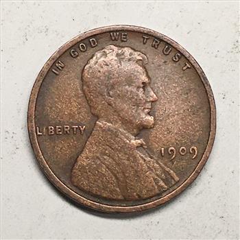 1909 Lincoln Head Wheat Cent
