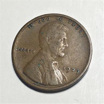 1909 Lincoln Head Wheat Cent