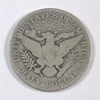 1909 Silver Barber Half Dollar