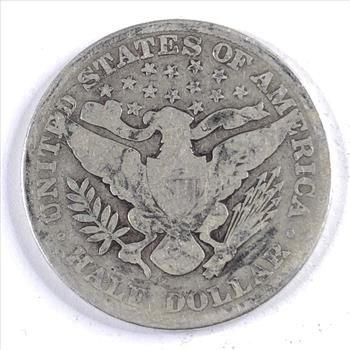 1909 Silver Barber Half Dollar