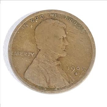 1909-S Lincoln Head Wheat Cent