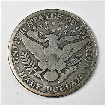 1912 Silver Barber Half Dollar