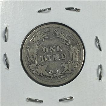 1914 Silver Barber Dime