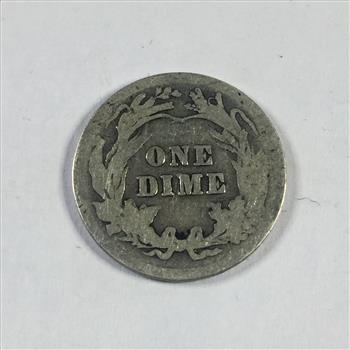 1916 Silver Barber Dime