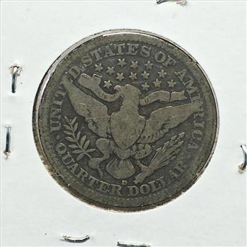 1916-D Silver Barber Quarter