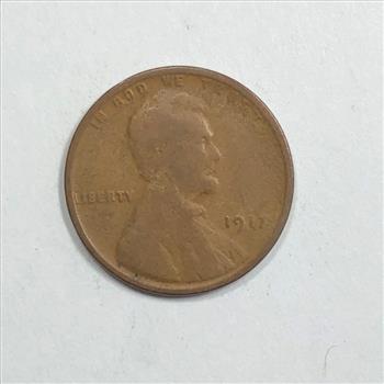 1917 Lincoln Head Wheat Cent
