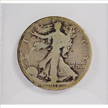 1918 Silver Walking Liberty Half Dollar