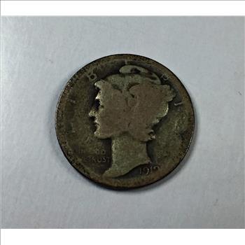 1919 Silver Mercury Head Dime