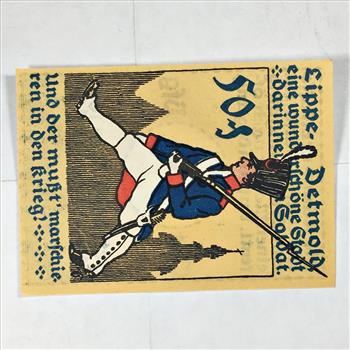 1920 German Notgeld (EMERGENCY ISSUE GERMAN CURRENCY) 50 Pfennig