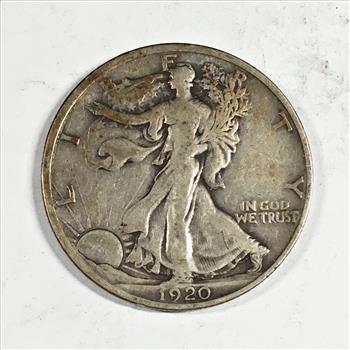 1920 Silver Walking Liberty Half Dollar