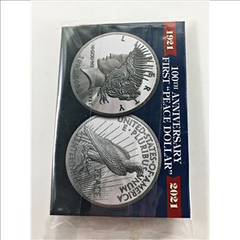 1921-2021 Peace Dollar Commemorative*100th Anniversary of First Peace dollar*In Protective Capsule