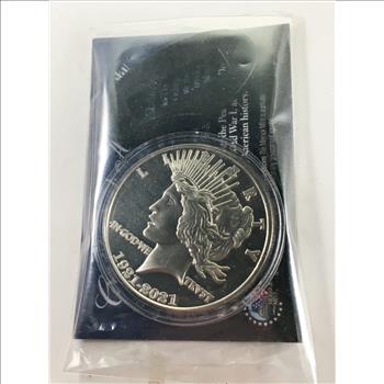 1921-2021 Peace Dollar Commemorative*100th Anniversary of First Peace dollar*In Protective Capsule