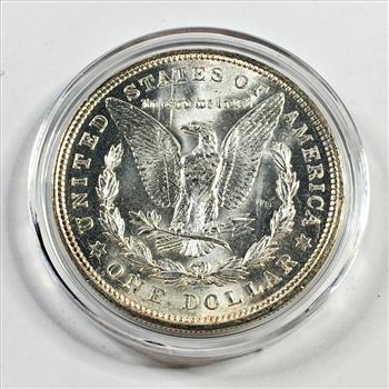 1921-D Morgan Silver Dollar*High Grade with Luster*In Protective Capsule