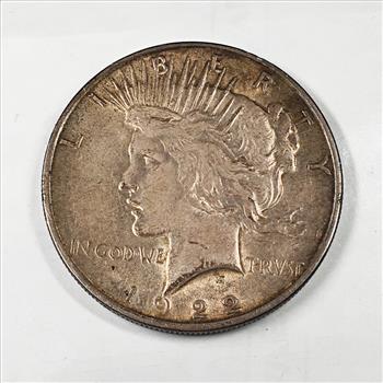 1922 Peace Silver Dollar