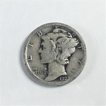 1923 Silver Mercury Head Dime