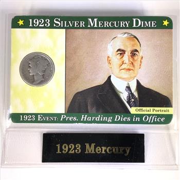 1923 Silver Mercury Head Dime