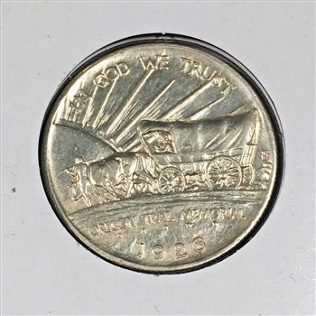 1926-S Silver Oregon Trail Memorial Half Dollar Commemorative