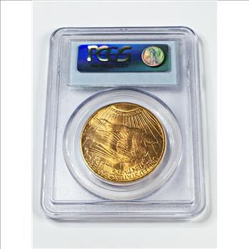 1927 Gold St. Gaudens $20 Double Eagle*Graded MS65 by PCGS*Green CAC Sticker