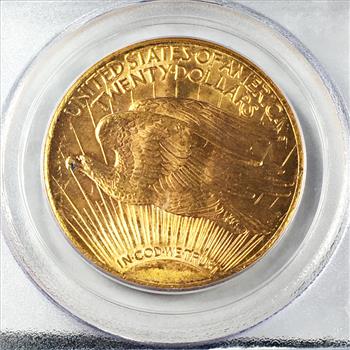 1927 Gold St. Gaudens $20 Double Eagle*Graded MS65 by PCGS*Green CAC Sticker