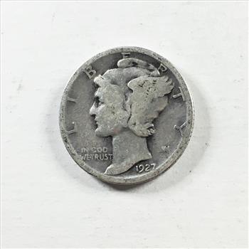 1927 Silver Mercury Head Dime