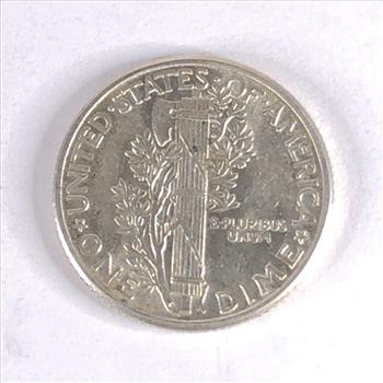 1929 Silver Mercury Head Dime