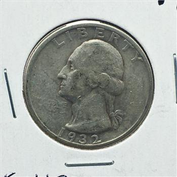1932 Silver Washington Quarter