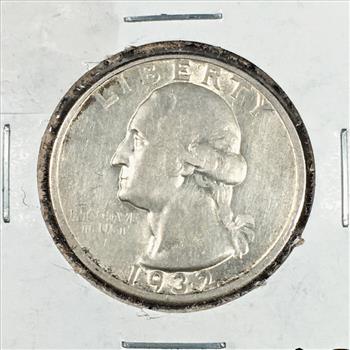 1932-D KEY DATE Silver Washington Quarter