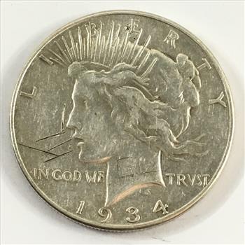 1934 Peace Silver Dollar*Struck at Philadelphia