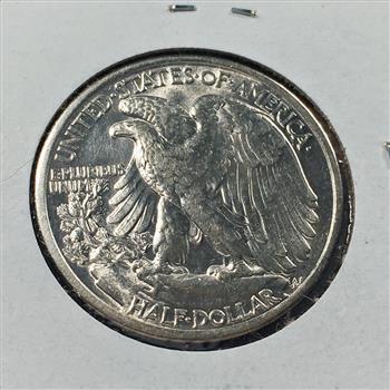 1934 Silver Walking Liberty Half Dollar*Rainbow Tone