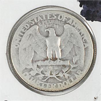 1934 Silver Washington Quarter
