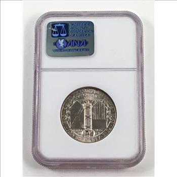 1936 Battle of Gettysburg Anniversary Silver Half Dollar Commemorative*Graded MS65 by NGC*Green CAC Sticker