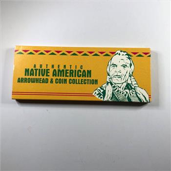 1937 Buffalo Nickel, 1905 Indian Head Cent and Native American Arrowhead