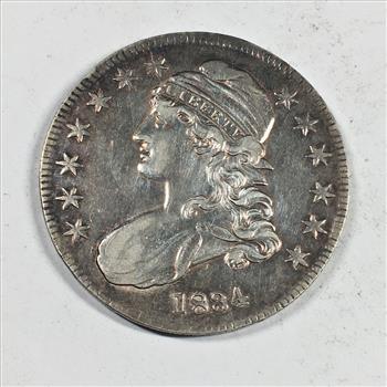 1938 Capped Bust Silver Half Dollar