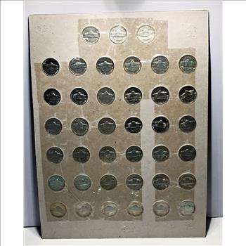1938-1976*The Complete Jefferson Nickel Collection*Includes 39 Mostly High Grade Nickels Including 2 Wartime Silver Nickels