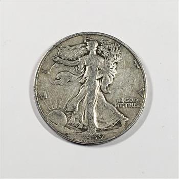 1939-S Silver Walking Liberty Half Dollar