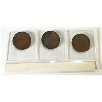 1940, 1940-D and 1940-S Lincoln Head Wheat Cents