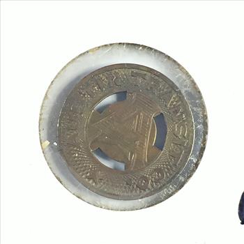 1940 Transit Token*Austin Transit Company*Good For One Full Fare