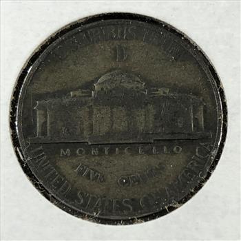 1943-D Silver Wartime Jefferson Nickel