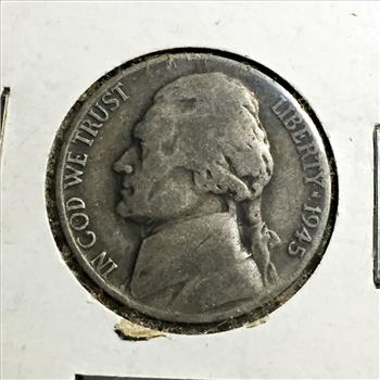 1945-P Silver Wartime Jefferson Nickel