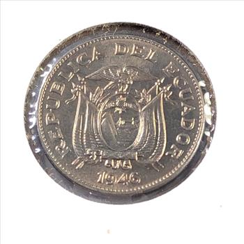1946 Ecuador 5 Centavos*High Grade