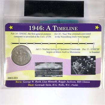 1946 Silver Roosevelt Dime