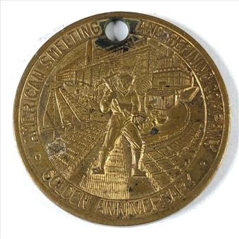 1949 American Smelting & Refining Company's 50th Anniversary Medallion