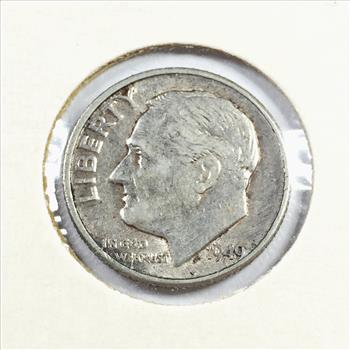 1949 Silver Roosevelt Dime