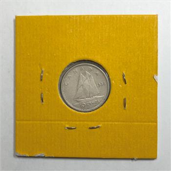1956 Canada Silver 10 Cents