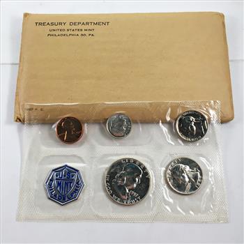1957 United State Mint Proof Silver Coin set*Franklin Half Dollar Included*New in Original Packaging