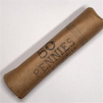 1961 Lincoln Cent Original Shotgun Roll *Sealed 62 Years
